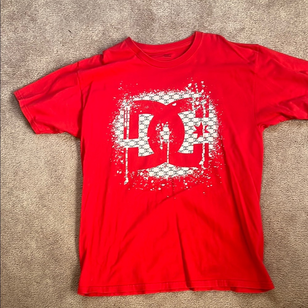DC Red Short Sleeve Graphic Tee